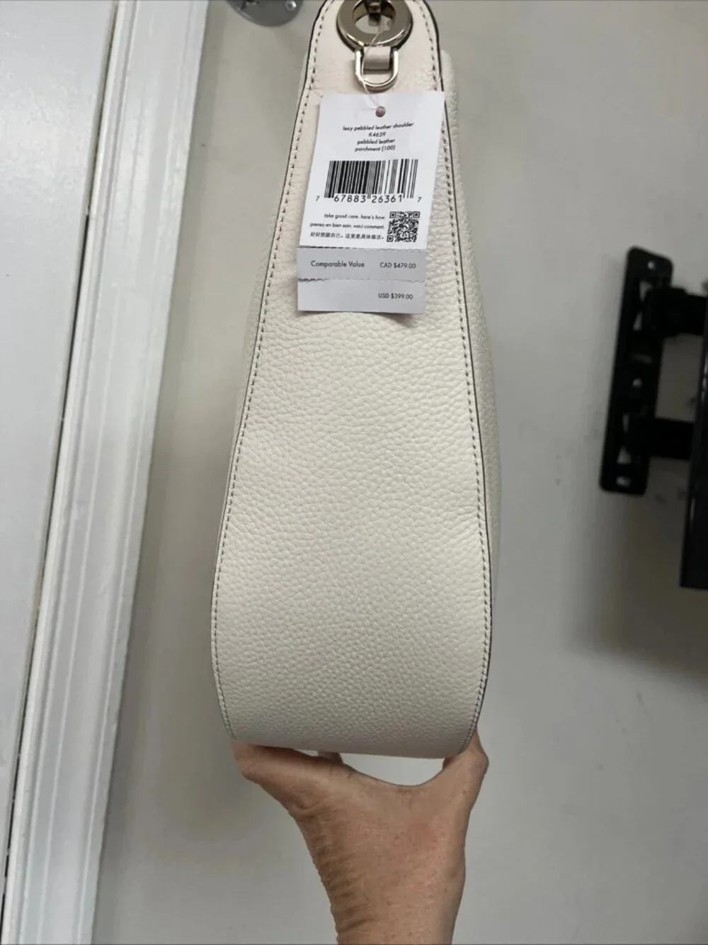 KATE SPADE NY Leather Shoulder Parchment (Off White)/Gold🌸 - Picture 5 of 7